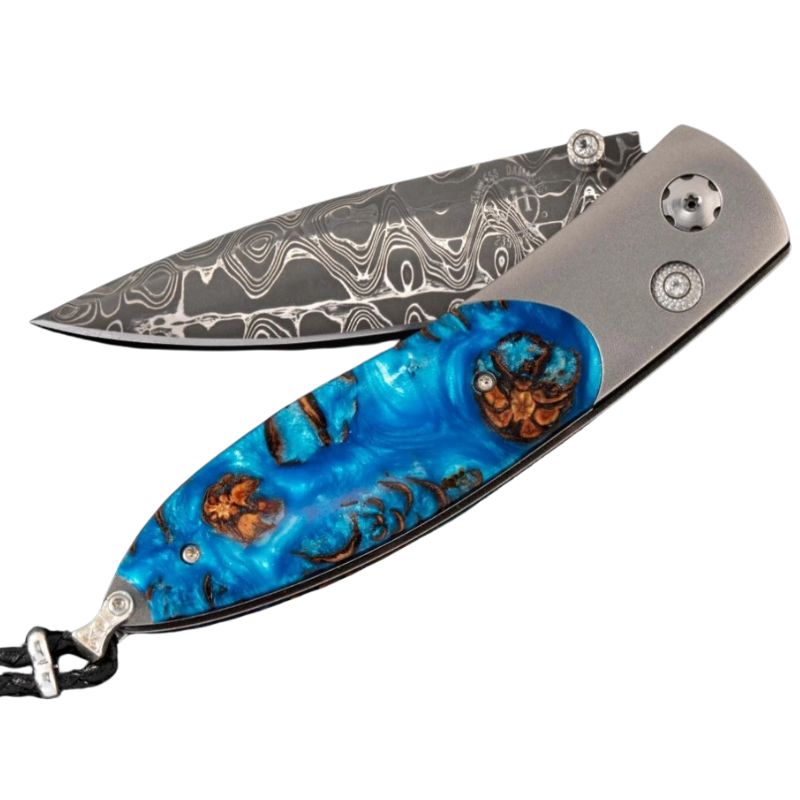 William Henry Monarch ‘Blue Grove' Features A Frame In Aerospace Grade Titanium  Inlaid With Mini Pine Cones In Resin